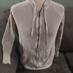 Sonoma Beige Hooded Sweater